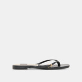 MALTA SANDALS BLACK LEATHER