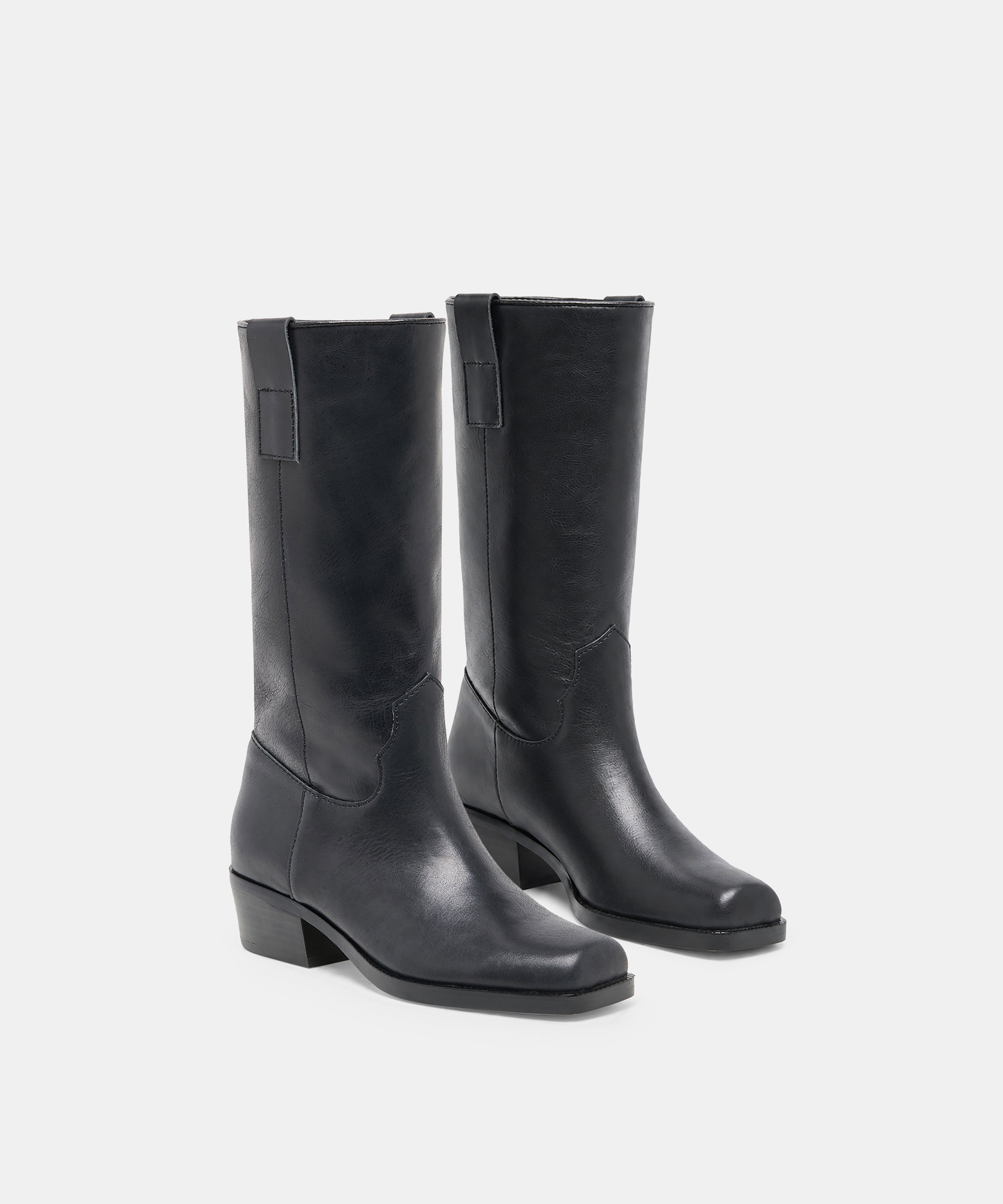 ROMIE BOOTS BLACK LEATHER