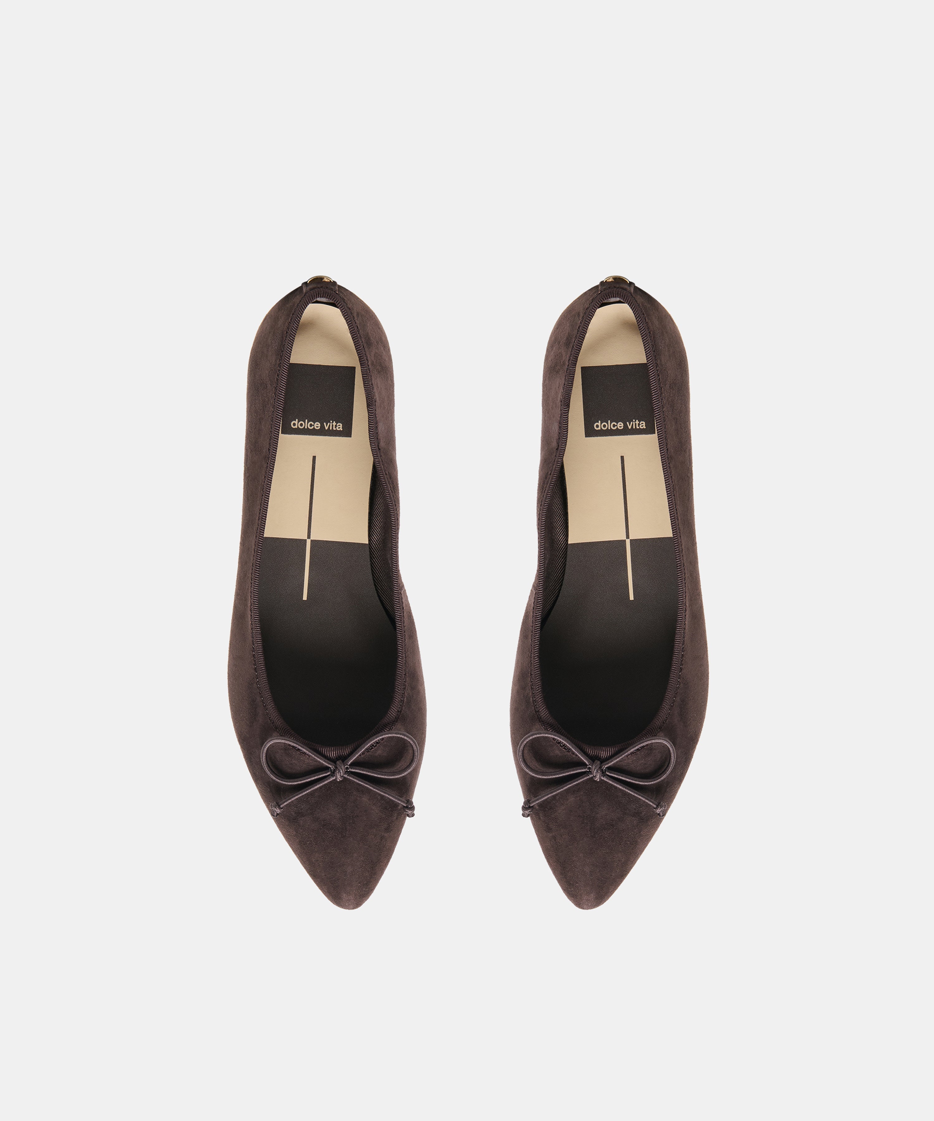 CELIO BALLET FLATS WALNUT SUEDE