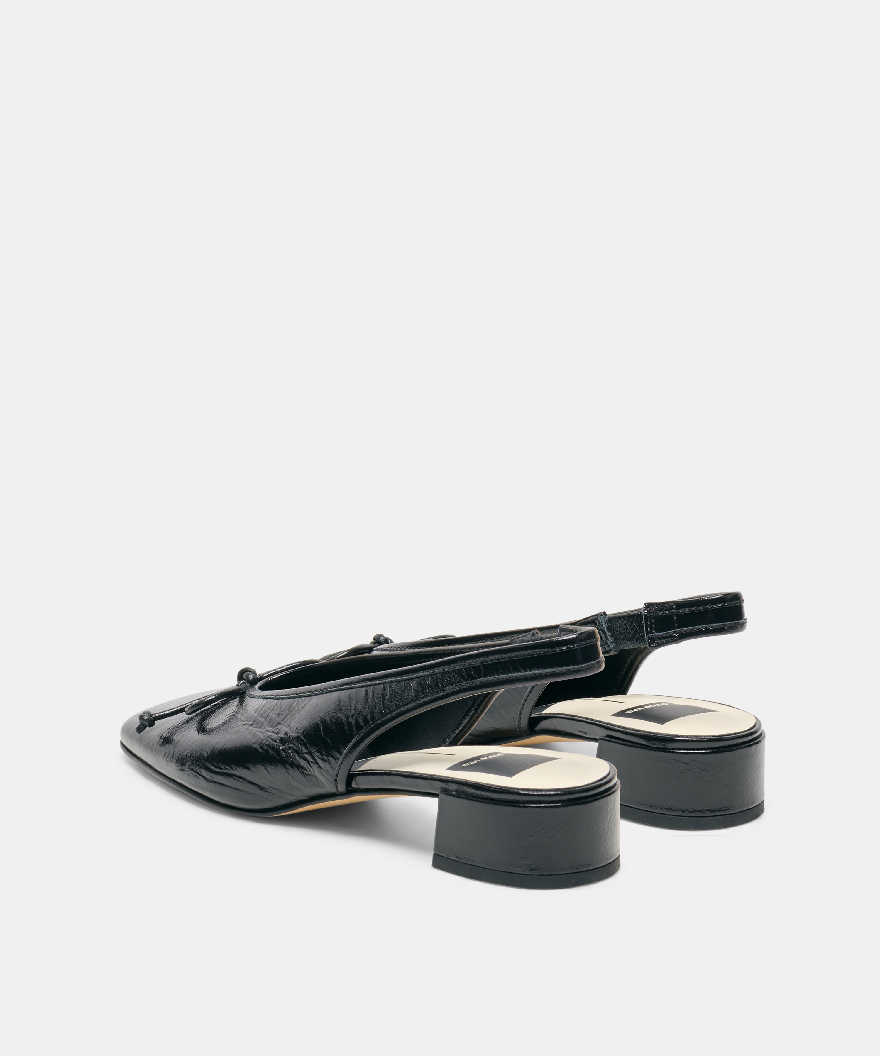MARIEN MID HEELS BLACK LEATHER