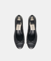 RITLA MID HEELS BLACK LEATHER